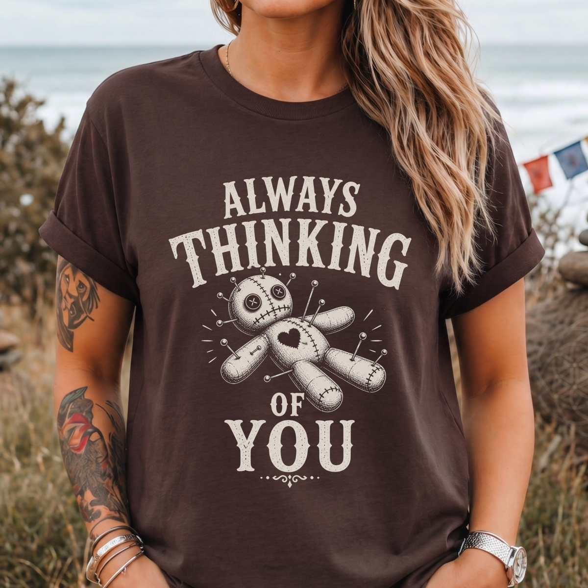 Always Thinking of You Voodoo Doll T-Shirt