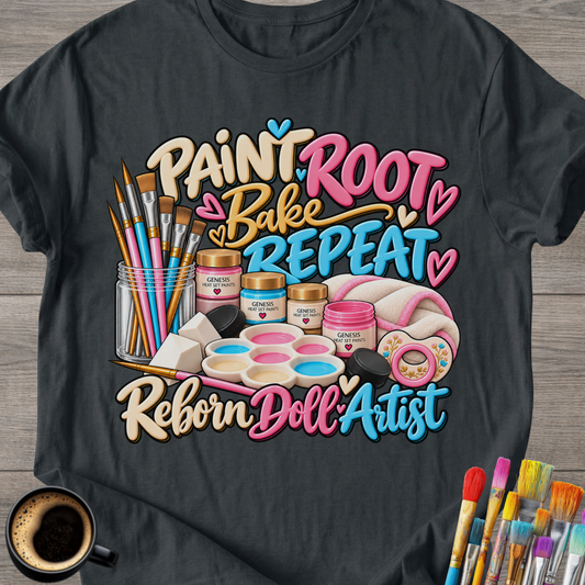 Reborn Doll Artist Bake & Root T‑Shirt