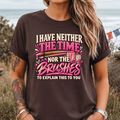 The Time, Nor The Brushes Artist T-Shirt