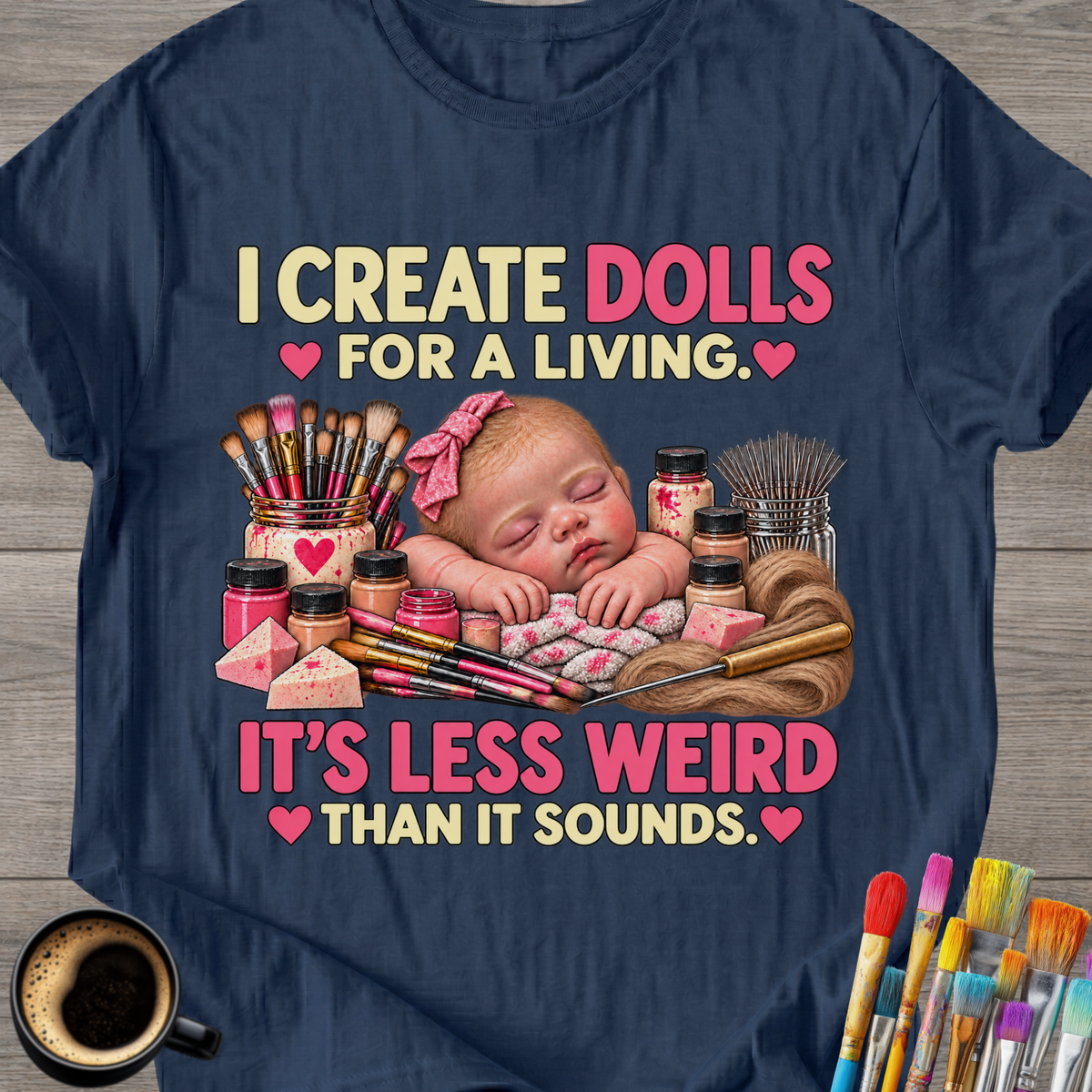 I Make Dolls For a Living -T-Shirt